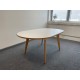 Oslo Oval Boardroom Wood Frame Bench Desk